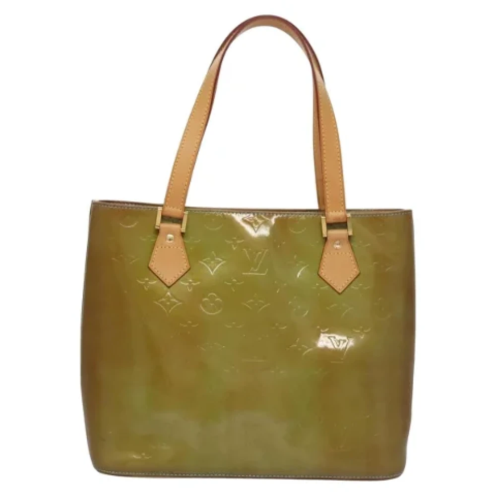 Louis Vuitton Vintage Pre-owned Leather handbags Green Dames
