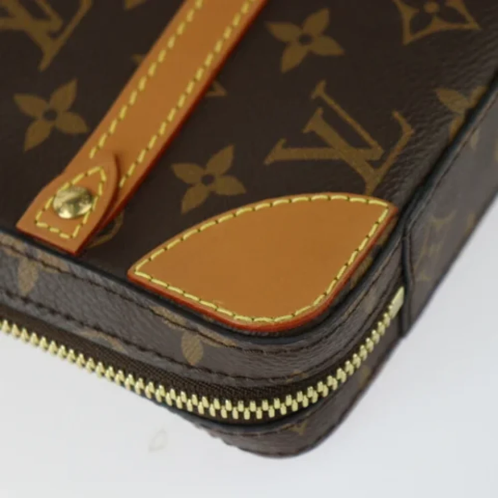 Louis Vuitton Vintage Pre-owned Canvas shoulder-bags Brown Dames