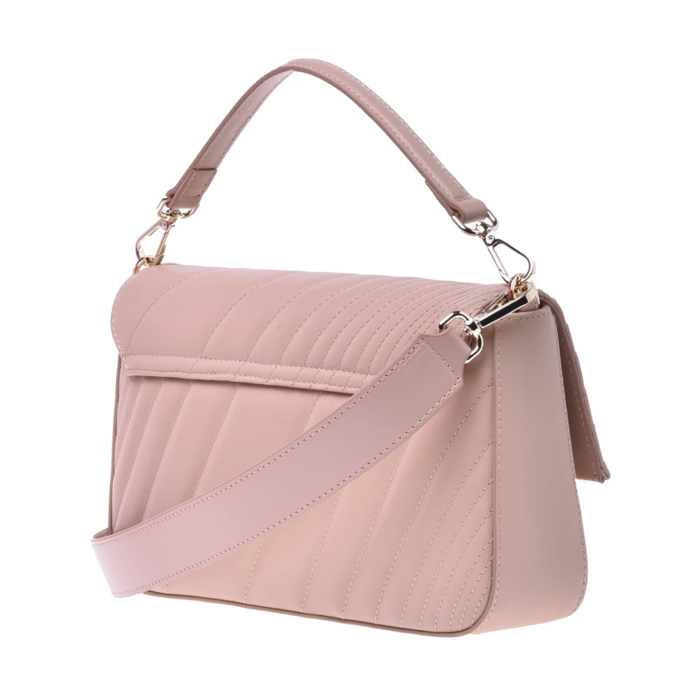 Baldinini Shoulder bag in nude quilted leather Beige Dames