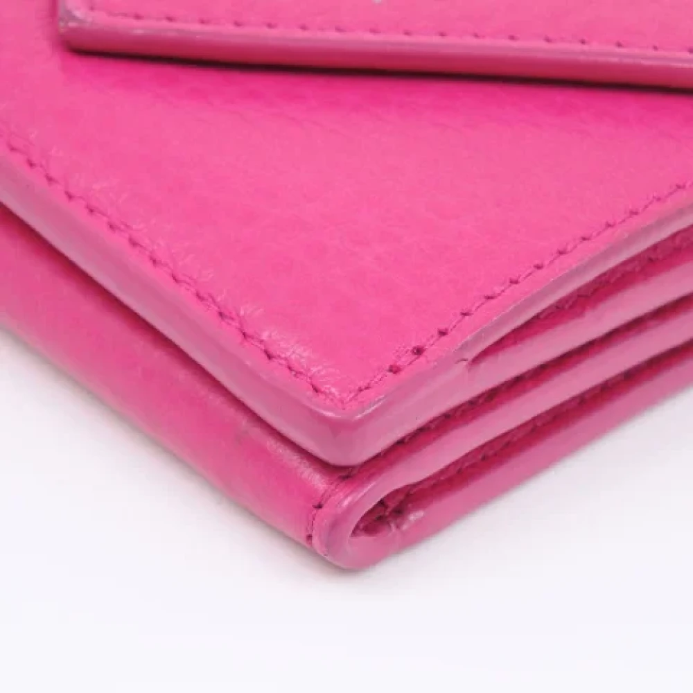 Balenciaga Vintage Pre-owned Leather wallets Pink Dames