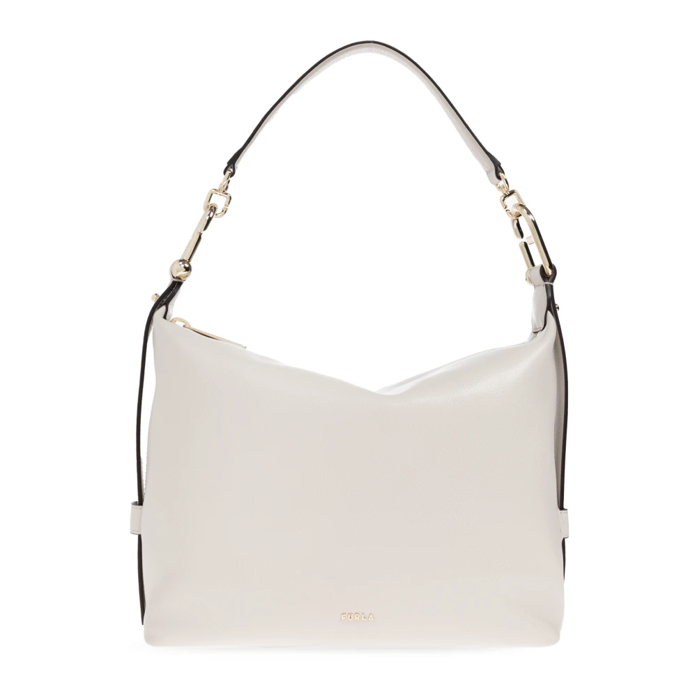 Furla Women's Beige Shoulder Bags, One Size, Tonie Medium Shoulder Bag