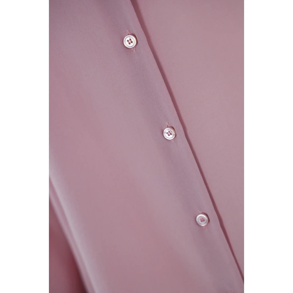 Max Mara Weekend Zijden Roze Blouse Crepe de Chine Pink Dames