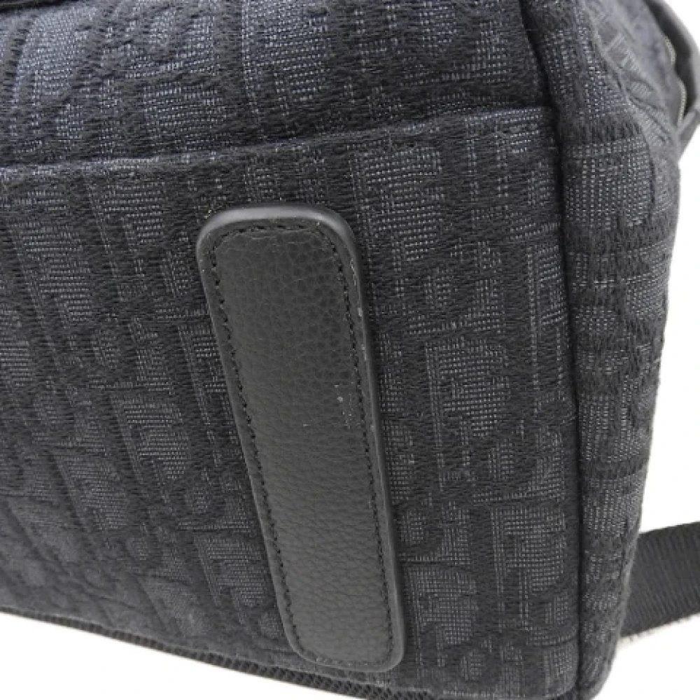 Dior Vintage Pre-owned Leather backpacks Black Dames