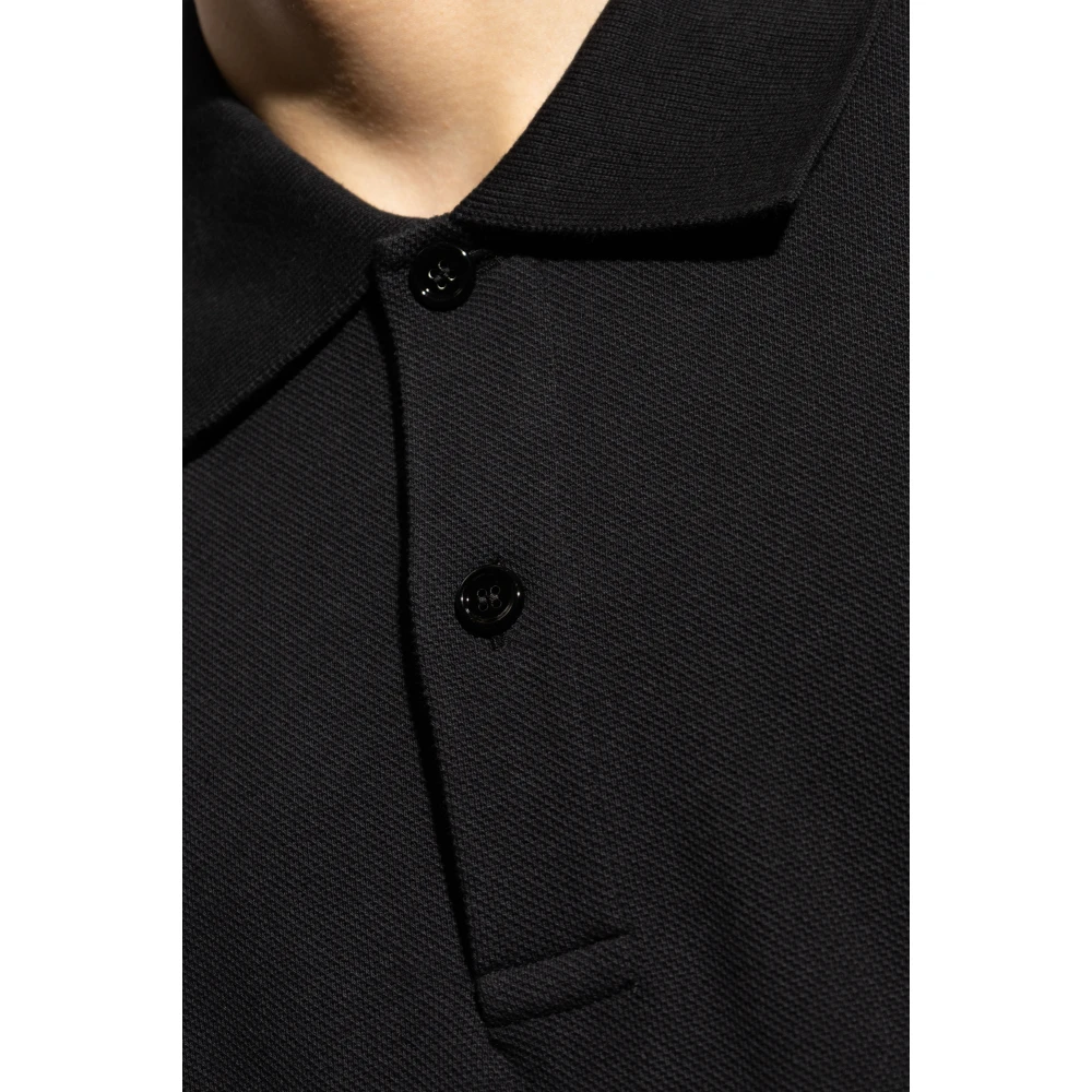 Burberry Polo met logo Black Heren