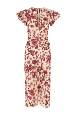Silk Floral Dress
