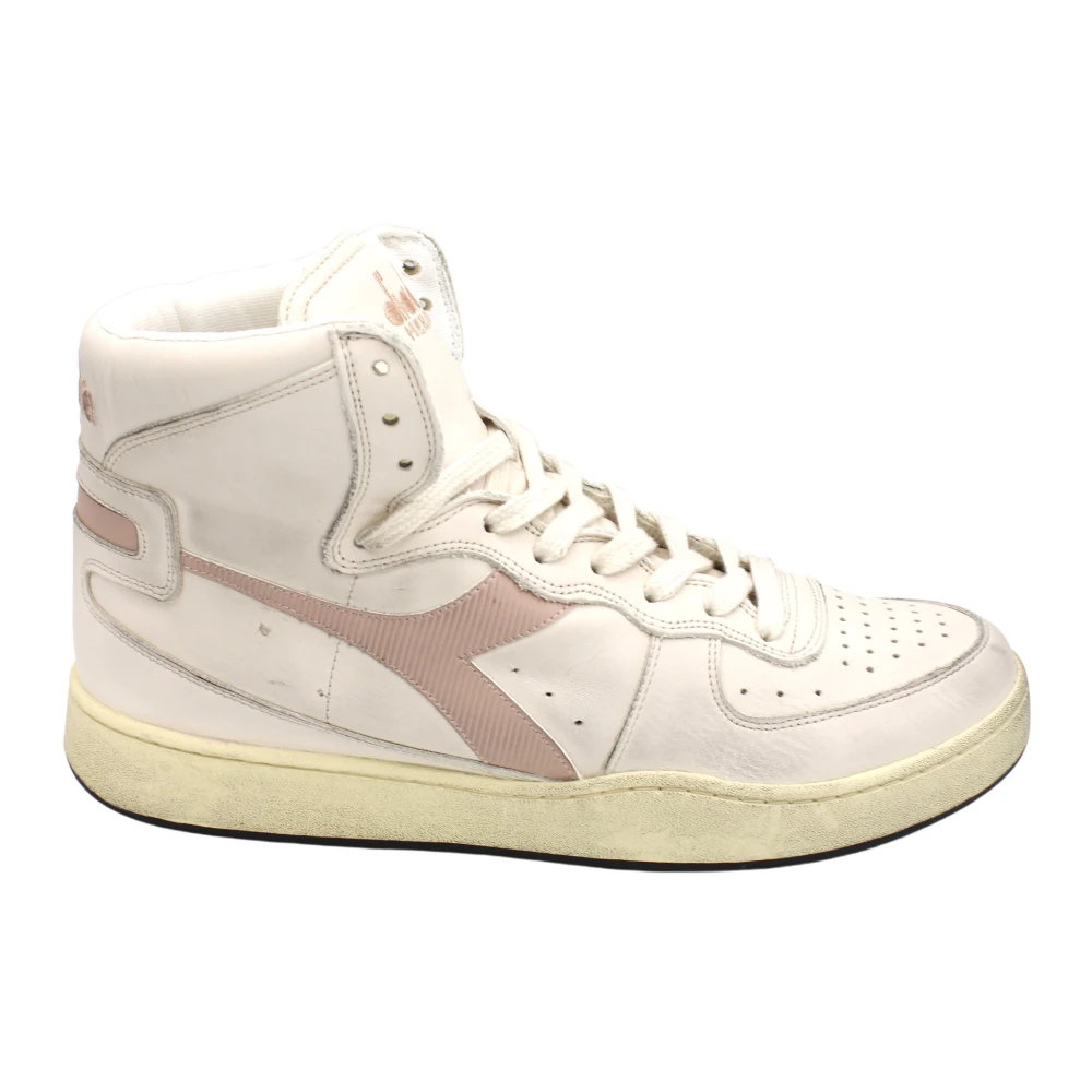 Diadora Vintage Basketbalsneakers Heren Schoenen Wit