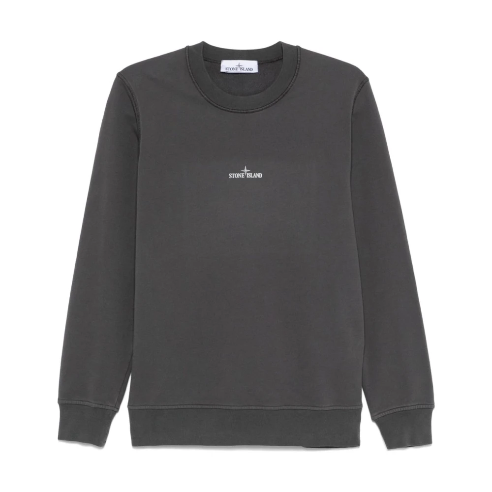 Stone Island Grijze Sweaters voor Mannen Gray Heren