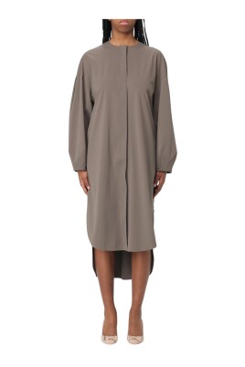 grey-shirt-dress-elegant-style