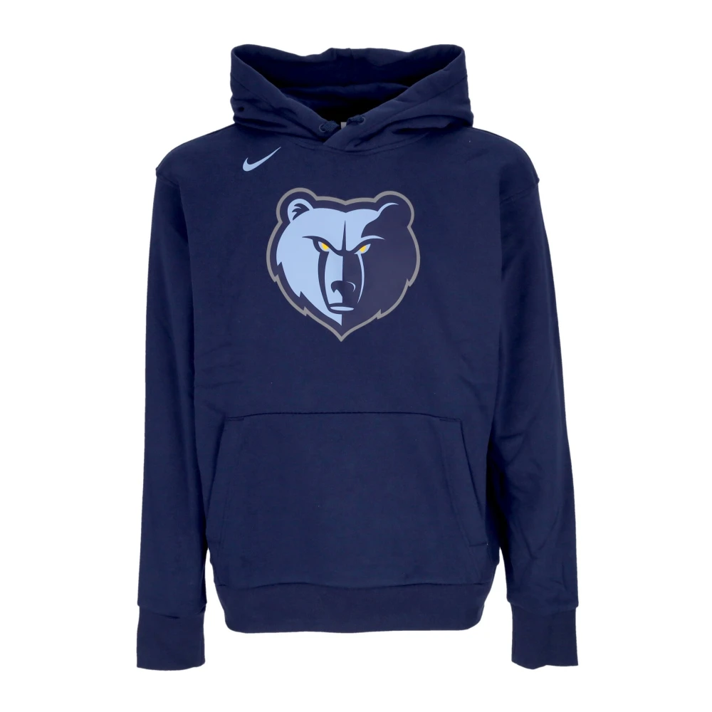 Nike Essential Fleece Hoodie NBA Style Blue Heren