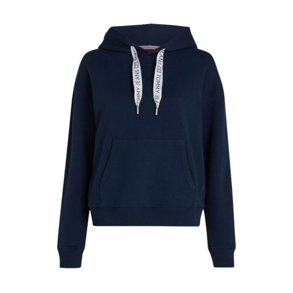 Tommy Jeans Hoodie Sweatshirt Blue Dames