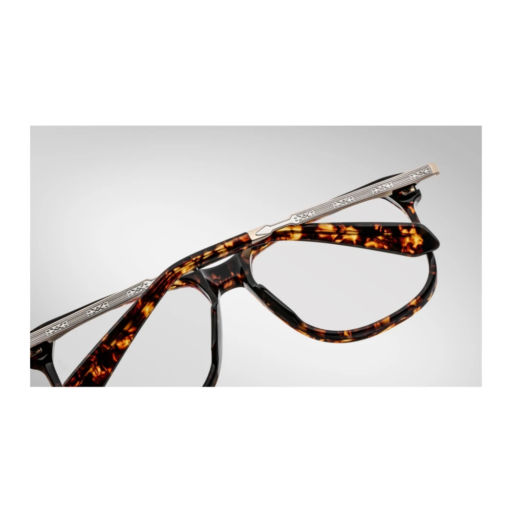 Jacques Marie Mage Bruine Optische Frames Elegante Stijl Brown Dames
