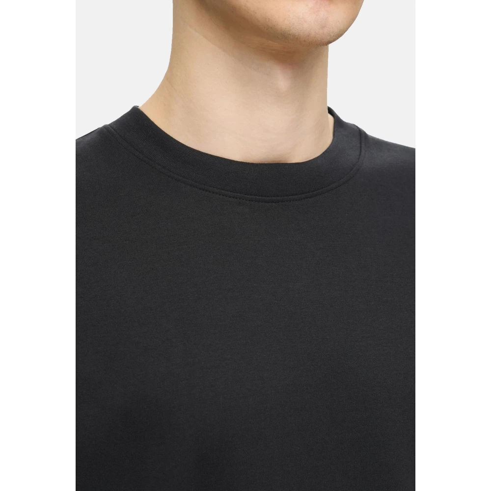 Selected Homme Casual Ronde Hals Oversized T-Shirt Black Heren