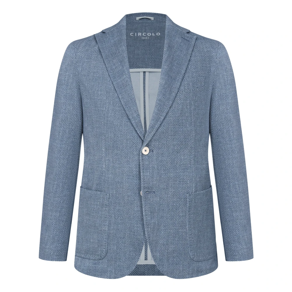 Circolo 1901 Men's Blue Blazers, 3XL, Cn5245 Piquet Blazer