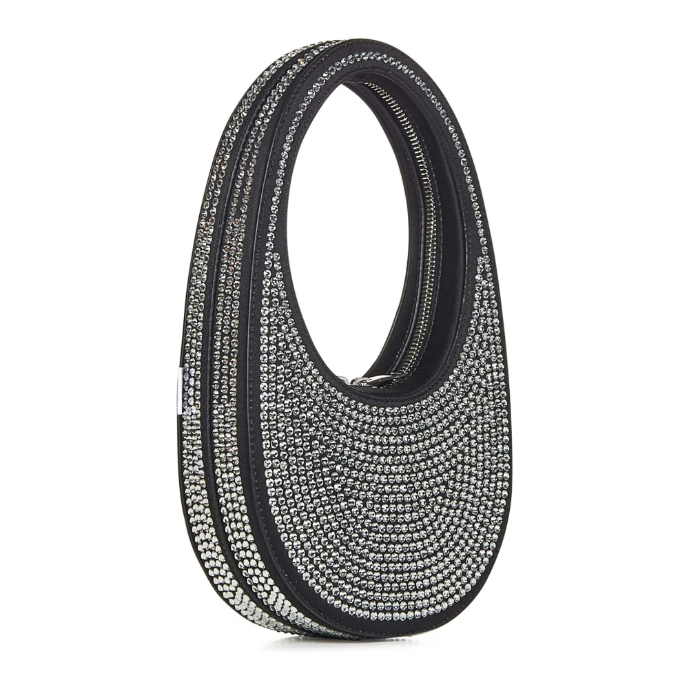 Coperni Zwarte Kristal Handtas Gray Dames