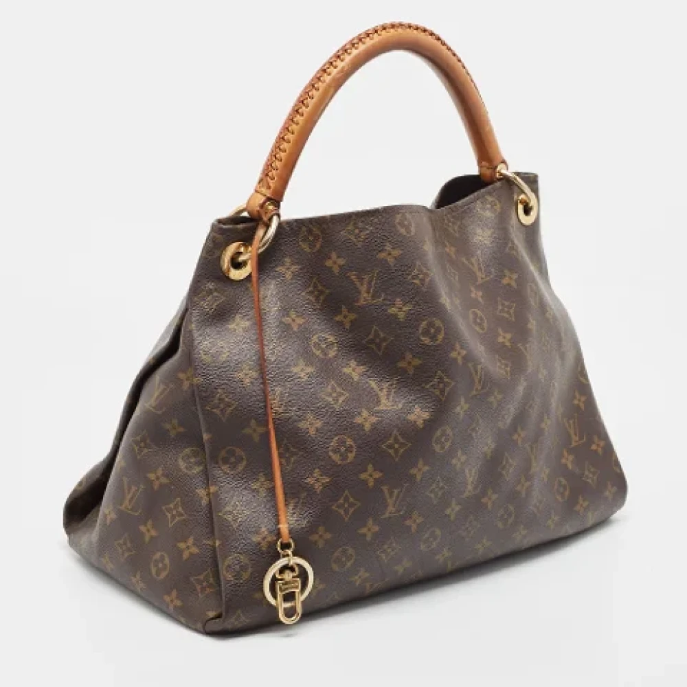 Louis Vuitton Vintage Pre-owned Coated canvas handbags Brown Dames