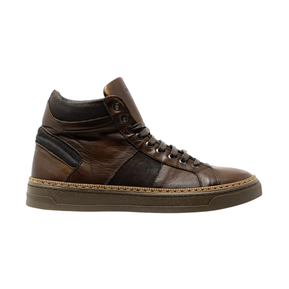 Exton High-top Sneaker Heren Schoenen Bruin