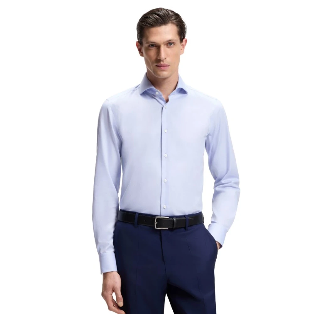 Hugo Blue Formal Shirts, Male, 3XL, Formal Shirt