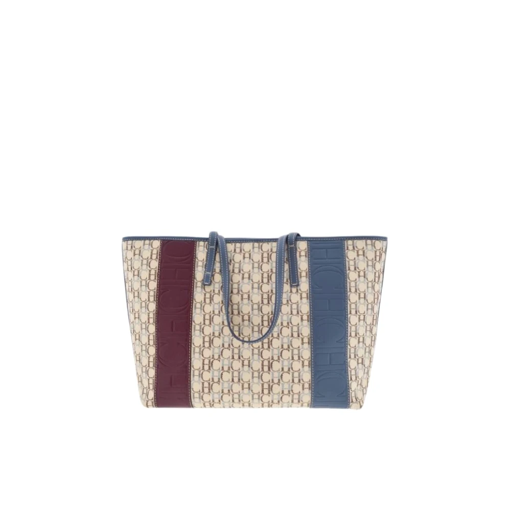 Carolina Herrera Traveler Maracaibo Shopping Tas met Zijstrepen Multicolor Dames