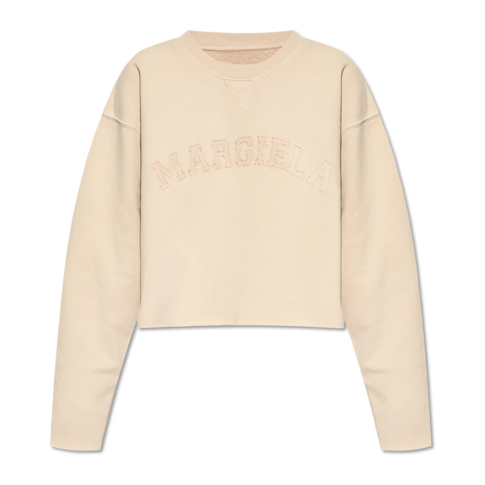 Maison Margiela Sweatshirt met geborduurd logo Pink Dames