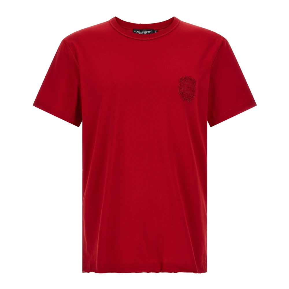 Dolce & Gabbana Hombre Rojo - T-Shirts - Tops - Xs