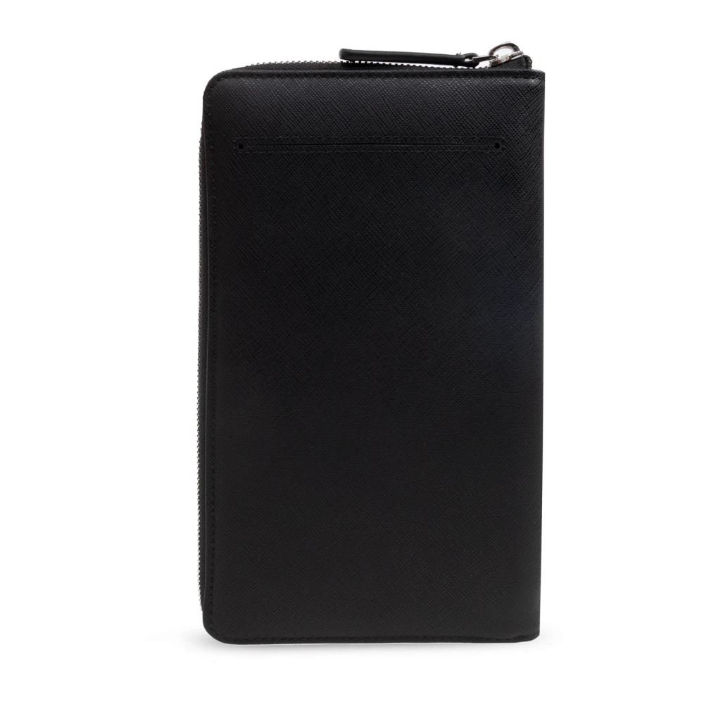 Emporio Armani Portemonnee met logo Black Heren