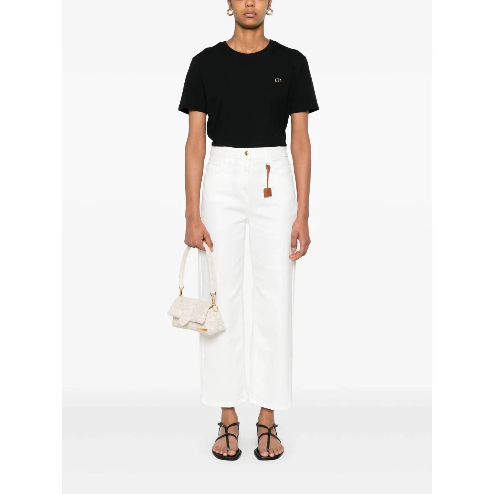 Elisabetta Franchi 360 Ivory Jeans White Dames
