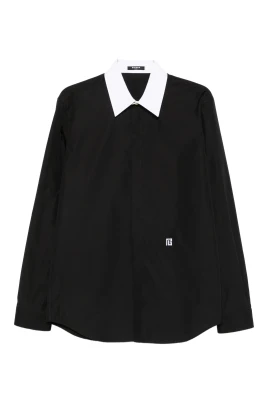 Noir Blanc Långärmad Skjorta