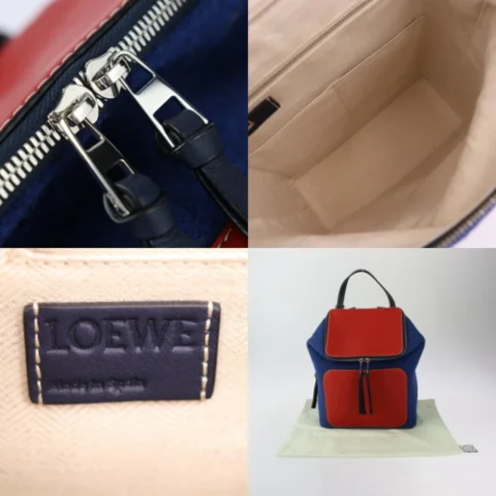 Loewe Pre-owned Leather shoulder-bags Blue Dames