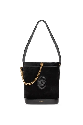 Pivot Small Suede Bucket Bag