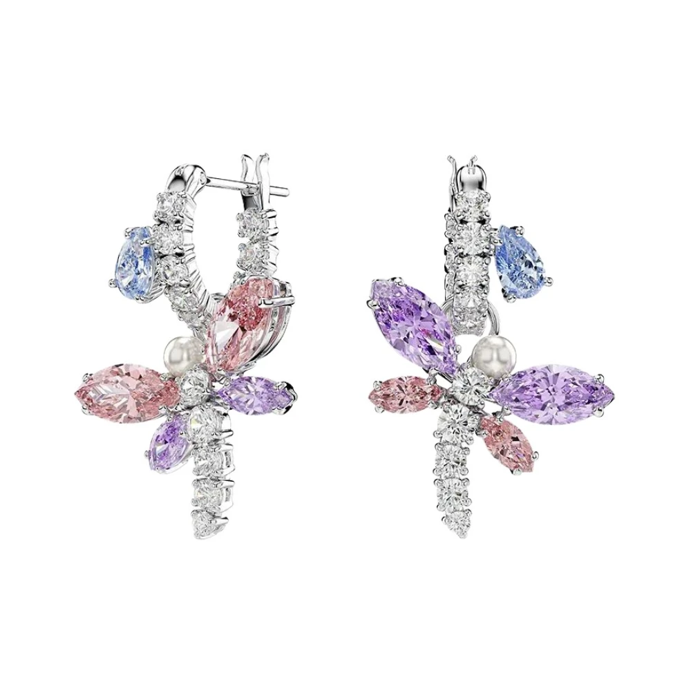 Swarovski - Libellen-Ohrhänger - Accessories - Damen - Mehrfarbig - One Size - Bild 5
