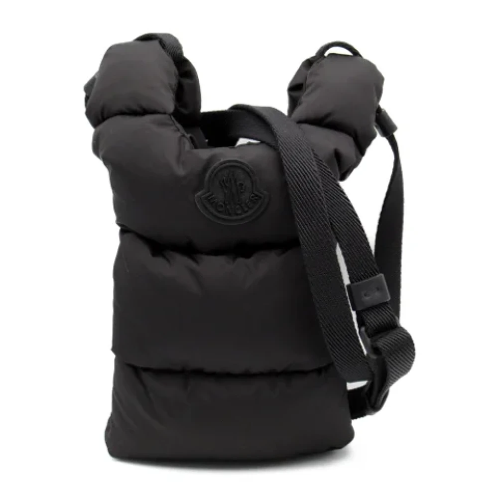Moncler Pre-owned Fabric shoulder-bags Black Dames