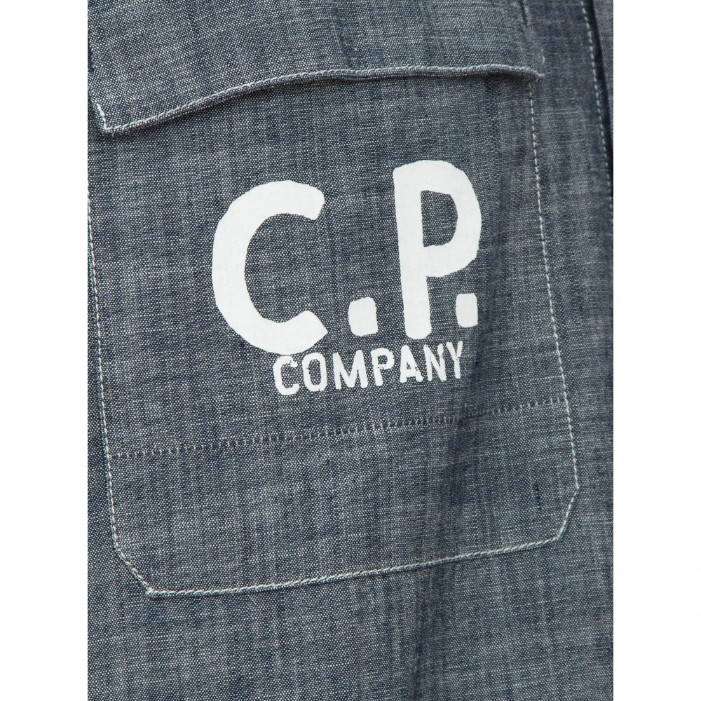 C.P. Company Stijlvolle Shirt voor Mannen Blue Heren