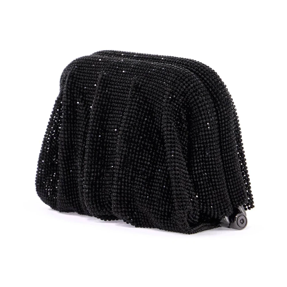 Benedetta Bruzziches Zwarte Strass Compact Tas Venus La Petite Black Dames