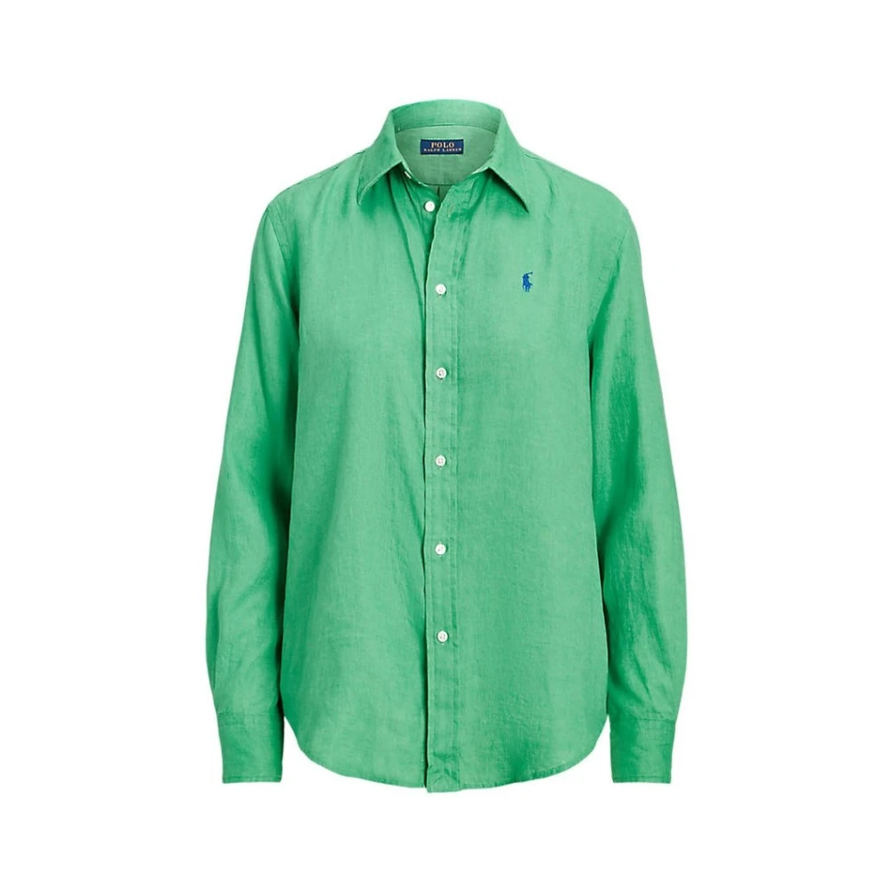 Ralph Lauren Klassieke Overhemd Green Dames