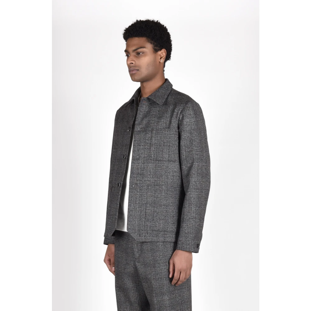 Barena Venezia Wollen Jas 100% WV Gray Heren
