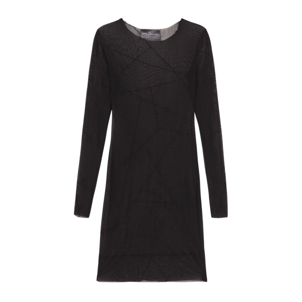 Cortana Mujer Negro - Tallulah- Top En Tul De Seda - Blouses & Shirts - 2XS
