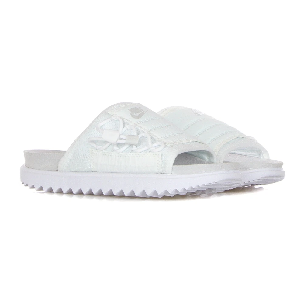 Nike Asuna Slide Pantoffels in Dust Wit White Dames