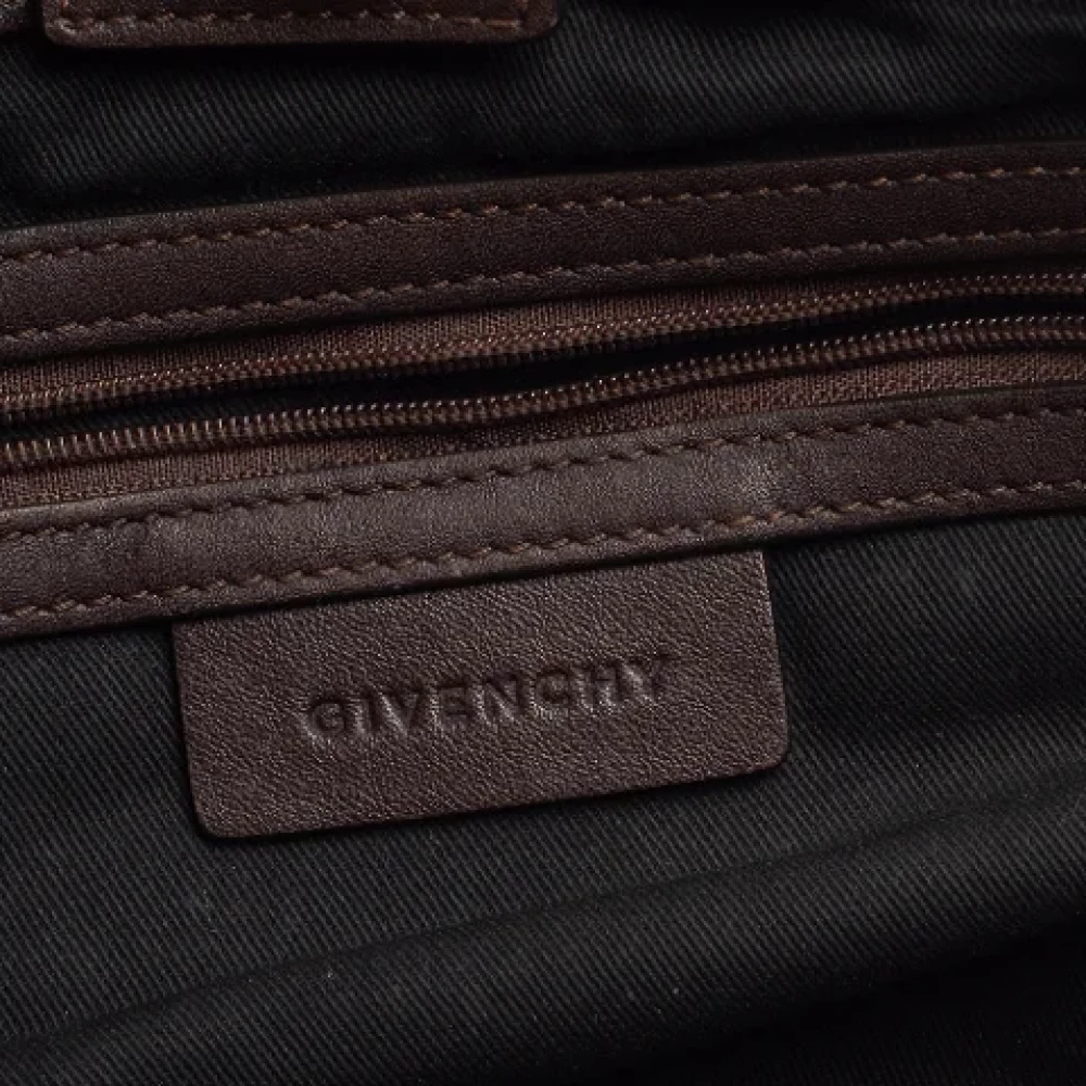 Givenchy Pre-owned Canvas totes Brown Dames