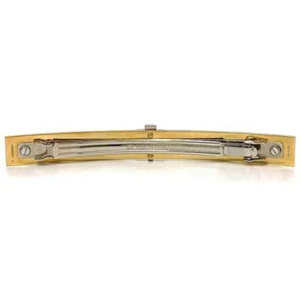 Hermès Vintage Pre-owned Metal hair-accessories Yellow Dames