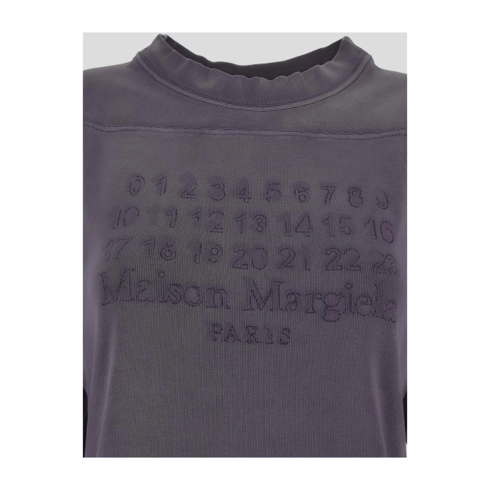 Maison Margiela Long Sleeve Tops Purple Dames