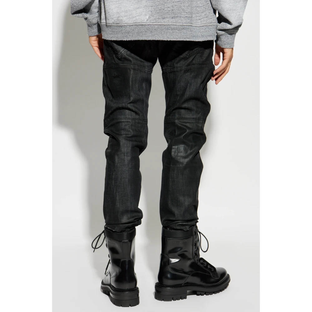 Dsquared2 Jeans Tidy Biker Black Heren