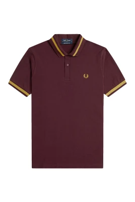 Polo med enkelrandig kant