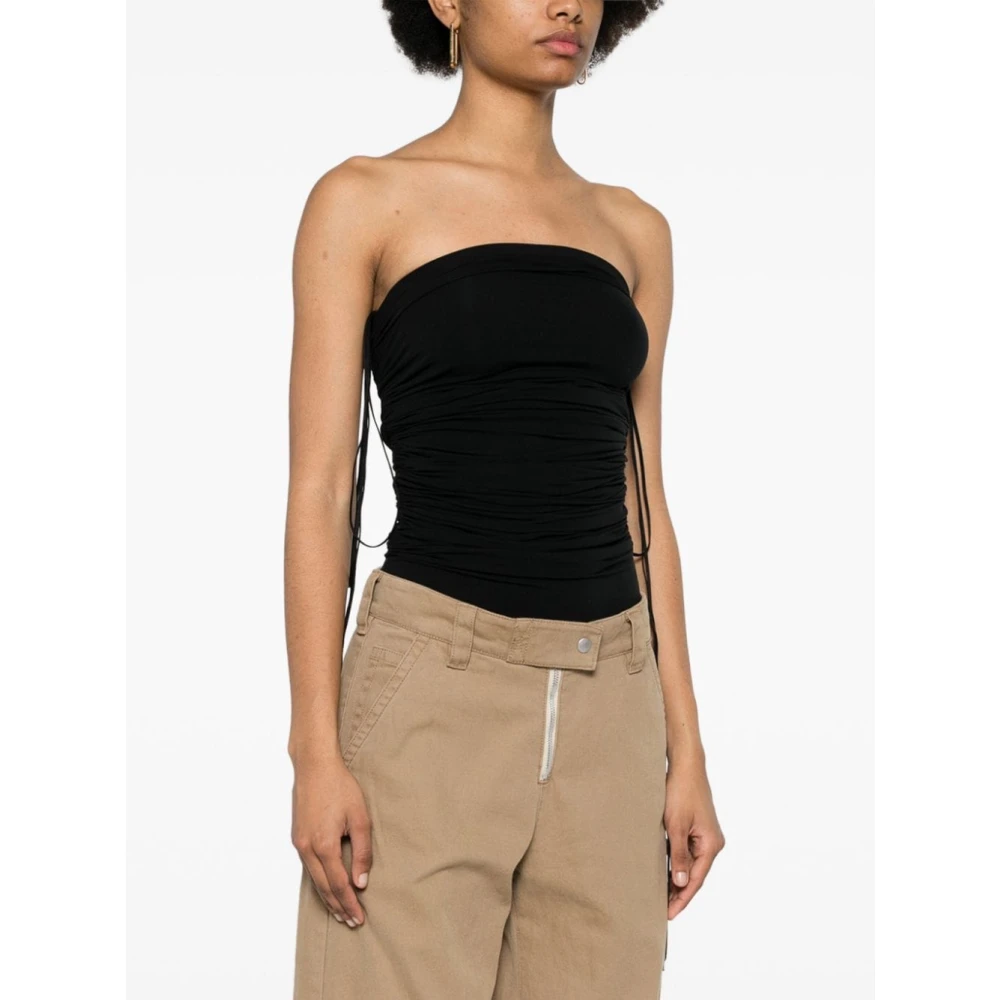 Wolford Zwarte Strapless Tube Top Black Dames