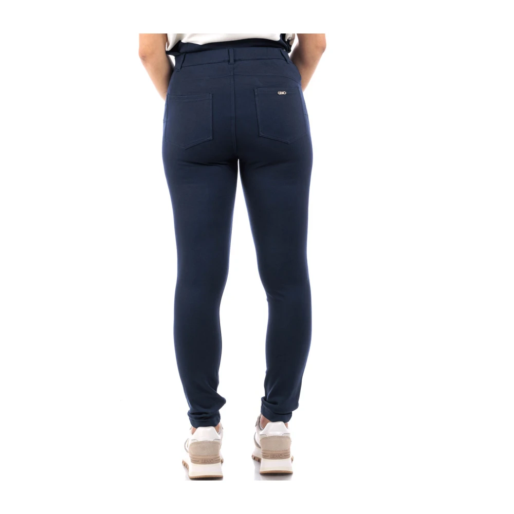 Liu Jo Slim Dress Blue Broek Blue Dames