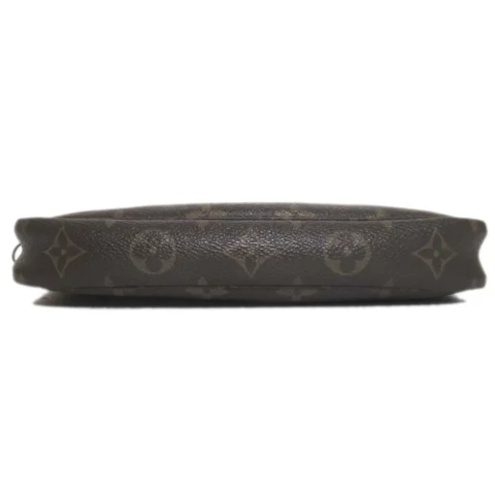 Louis Vuitton Vintage Pre-owned Canvas clutches Brown Dames