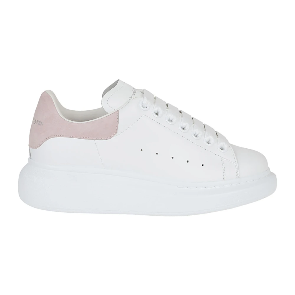 Alexander Mcqueen Women's White Sneakers, 5 Uk, Oversized Leather Trainers