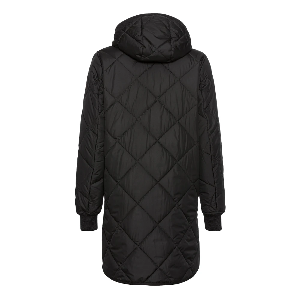 camel active Gerecycled Polyester Steppmantel Green Dames