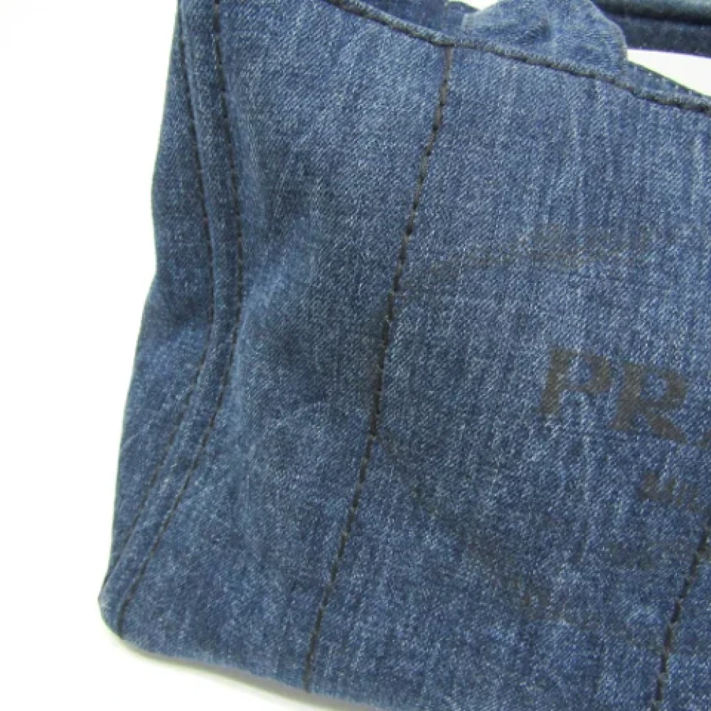 Prada Vintage Pre-owned Denim prada-bags Blue Dames
