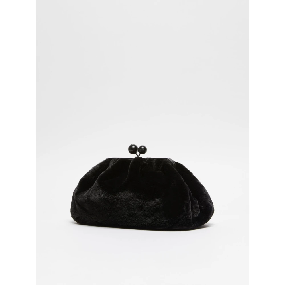 Max Mara Weekend Stijlvolle Pasticcino Tas met Karvane Stof Black Dames