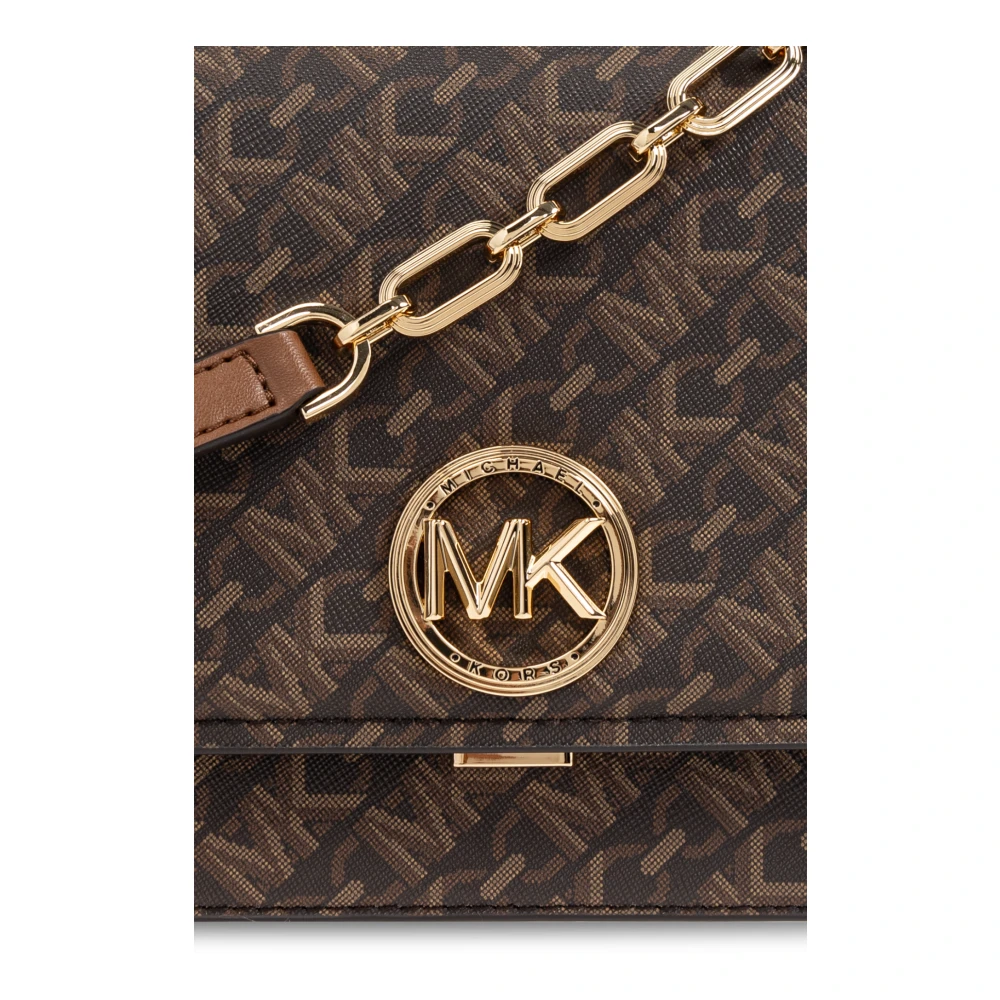 Michael Kors Delancey schoudertas Brown Dames